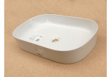 Washbasin 65x41x12.5 cm countertop white Art Ceram Ghost- sanitbuy.pl