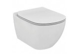 Bowl WC Ideal Standard Tesi 53,5x36,5cm hanging bezrantowa white + seat Ideal Standard Tesi with soft closing - sanitbuy.pl