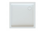 Square shower tray Sanplast Free Line zabudowany 80x80cm acrylic, white- sanitbuy.pl