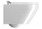 Bowl WC GSI Pura 50x36cm hanging bezrantowa with soft-close WC seat + set mocujący, white- sanitbuy.pl