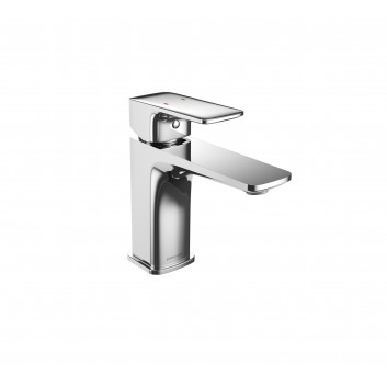 Washbasin faucet Excellent Keria with waste Click-Clack, chrome- sanitbuy.pl