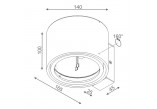 Sconce AQForm Graph LED 230V, white mat- sanitbuy.pl