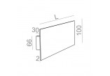 Sconce AQForm Smart Panel GL square LED, white mat- sanitbuy.pl