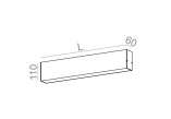 Sconce AQForm Sleek 111x1, white mat- sanitbuy.pl