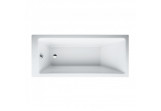 Bathtub rectangular Laufen Pro 160 x 70 x 62 cm, white, bez stelaża (dostosowana do nóg), H2339500000001