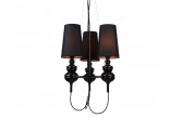 Lampa hanging Azzardo Baroco 3 Pendant, black- sanitbuy.pl