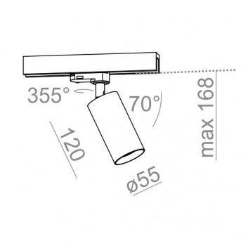 Reflektor AQForm PET 230V Spot Phase-Control, white- sanitbuy.pl