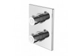 Mixer bath-shower concealed Art Platino Term thermostatic with switch, chrome