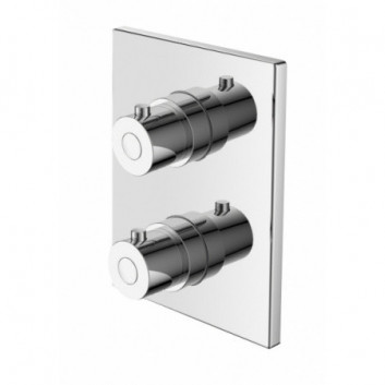Mixer bath-shower concealed Art Platino Term thermostatic with switch, chrome- sanitbuy.pl