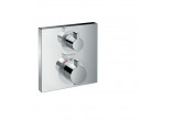 Mixer thermostatic Hansgrohe Ecostate Square i zawory For concealed mounting, chrome- sanitbuy.pl