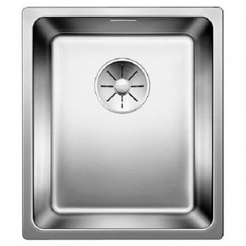 Zlewozmywak steel jednokomorowy Blanco Andano 400-U 44x44 cm under-countertop, without pop-up, steel - sanitbuy.pl