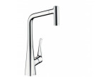 Kitchen faucet Hansgrohe Metris 220 with pull-out spray DN15, chrome- sanitbuy.pl