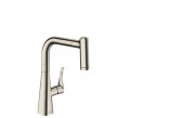 Kitchen faucet Hansgrohe Metris 220 with pull-out spray DN15, chrome- sanitbuy.pl