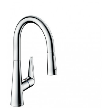 Kitchen faucet Hansgrohe Talis S 160 with pull-out spray DN15, chrome- sanitbuy.pl