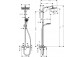 Shower set Hansgrohe Showerpipe Crometta E 240 1jt single lever battery DN15, chrome- sanitbuy.pl