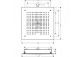 Overhead shower Hansgrohe Raindance E 40 cm square ceiling chrome - sanitbuy.pl