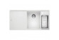 Zlew konglomeratowy + seat drewniana AXIA III 6 S Blanco Silgranit right komora 1000x510mm perłowoszary- sanitbuy.pl