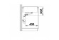 Zlew konglomeratowy + seat szaklana AXIA III 5 S Blanco Silgranit InFino 470x915 mm kawowy- sanitbuy.pl
