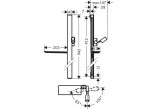 Set Hansgrohe Unica'E shower rail 1,5 m white/chrome - sanitbuy.pl