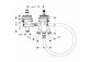 Set Axor Starck do 2-otworowej baterii termostatycznej for installation on the tub- sanitbuy.pl