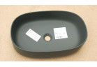 Washbasin 55 cm countertop grey olive ArtCeram Cognac