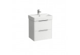 Cabinet Laufen Base pod umywalkę compacto PRO S 520 x 515 x 358 mm. white shine- sanitbuy.pl