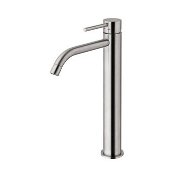 Washbasin faucet standing tall with pop-up waste Paffoni Light black mat- sanitbuy.pl