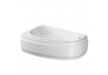 Asymmetric bathtub Cersanit Joanna New 160x95 cm left, white- sanitbuy.pl