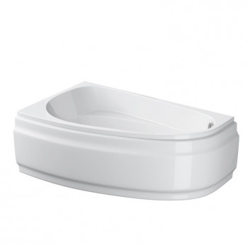 Asymmetric bathtub Cersanit Joanna New 160x95 cm left, white- sanitbuy.pl