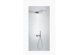 Tres 3V complete shower set concealed 3-way overhead shower 280x550 mm chrome- sanitbuy.pl