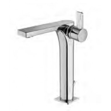 Washbasin faucet Paffoni Rock tall without pop, chrome- sanitbuy.pl