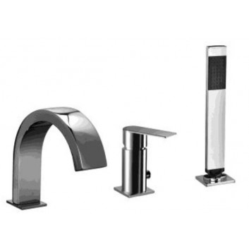 Bath tap Paffoni Tango 3-hole, chrome- sanitbuy.pl