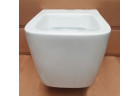 Bowl Artceram A16 hanging, 36x52 cm+soft-close WC seat, white drain poziomy