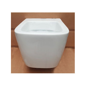 Bowl Artceram A16 hanging, 36x52 cm+soft-close WC seat, white drain poziomy- sanitbuy.pl