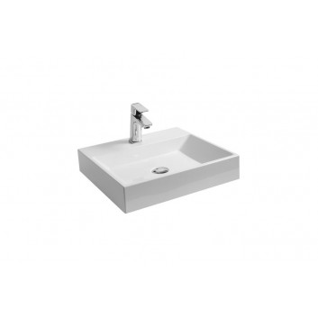 Countertop washbasin Ravak Natural 50x45x14 cm, white - sanitbuy.pl