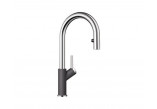 Kitchen faucet Blanco Carena-S Vario Siligranit-Look with pull-out spray, antracyt/chrome- sanitbuy.pl