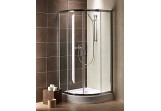  Cabin Radaway Premium Plus a1900 800 mm semicircular with door dwuczęściowymi, glass transparent, 30413-01-01N