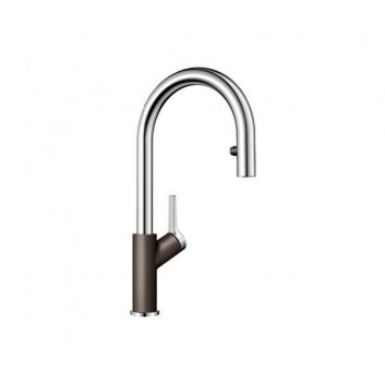 Kitchen faucet Blanco Carena-S Vario Siligranit-Look with pull-out spray, muszkat/chrome- sanitbuy.pl