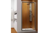 Door for recess installation Radaway Premium Plus DWJ 1000 mm sliding, glass brązowe, 33303-01-08N