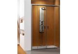 Door for recess installation Radaway Premium Plus DWD 1400 mm double, sliding, glass brązowe