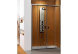 Drzwi do wnęki Dolphi Radaway Premium Plus DWD 1800 mm podwójne, przesuwne, szkło brązowe- sanitbuy.pl