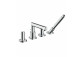 Bath tap Axor Uno 3-hole for installation on the tub holder Loop, chrome- sanitbuy.pl