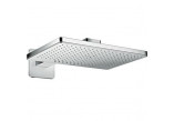 Overhead shower wall mounted Axor ShowerSolutions 460/300 with shower arm i rozetami Square 3jet, chrome- sanitbuy.pl