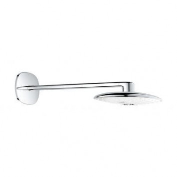 Overhead shower oval with arm concealed Grohe Rainshower 360 Duo white - sanitbuy.pl