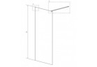 Panel Walk-In Radaway Modo New II 50, 50x200cm, chrome, glass transparent