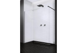 Panel Walk-In Radaway Modo New Black II 70, 68.5-69.5x200cm, czarne, glass transparent- sanitbuy.pl