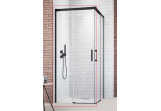 Door sliding Radaway Idea Black 80 part left cabins 78-79.5x200.5cm, glass transparent, profil black