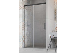 Door shower sliding Radaway Idea Black DWJ 100 Left 98.7-101.2x200.5cm, profil black, glass transparent- sanitbuy.pl