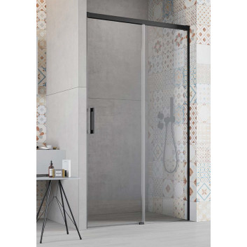 Door shower sliding Radaway Idea Black DWJ 100 Right, 98.7-101.2x200.5cm, profil black, glass transparent- sanitbuy.pl