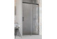 Door shower sliding Radaway Idea Black DWJ 130 Left, 128.7-131.2x200.5cm, profil black, glass transparent- sanitbuy.pl